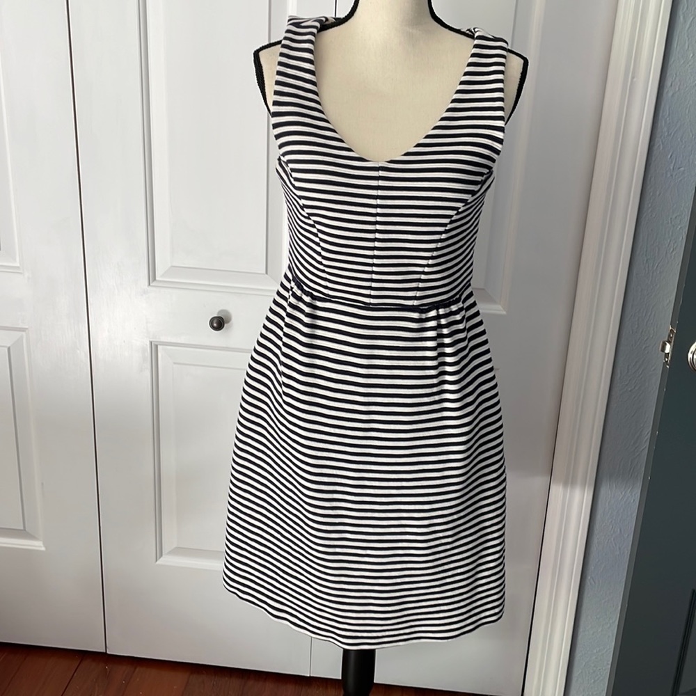 Boden striped dress, size 8